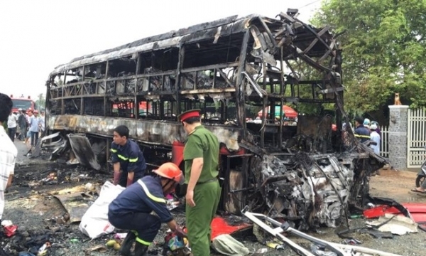 Thông tin mới nhất vụ TNGT thảm khốc ở Bình Thuận 